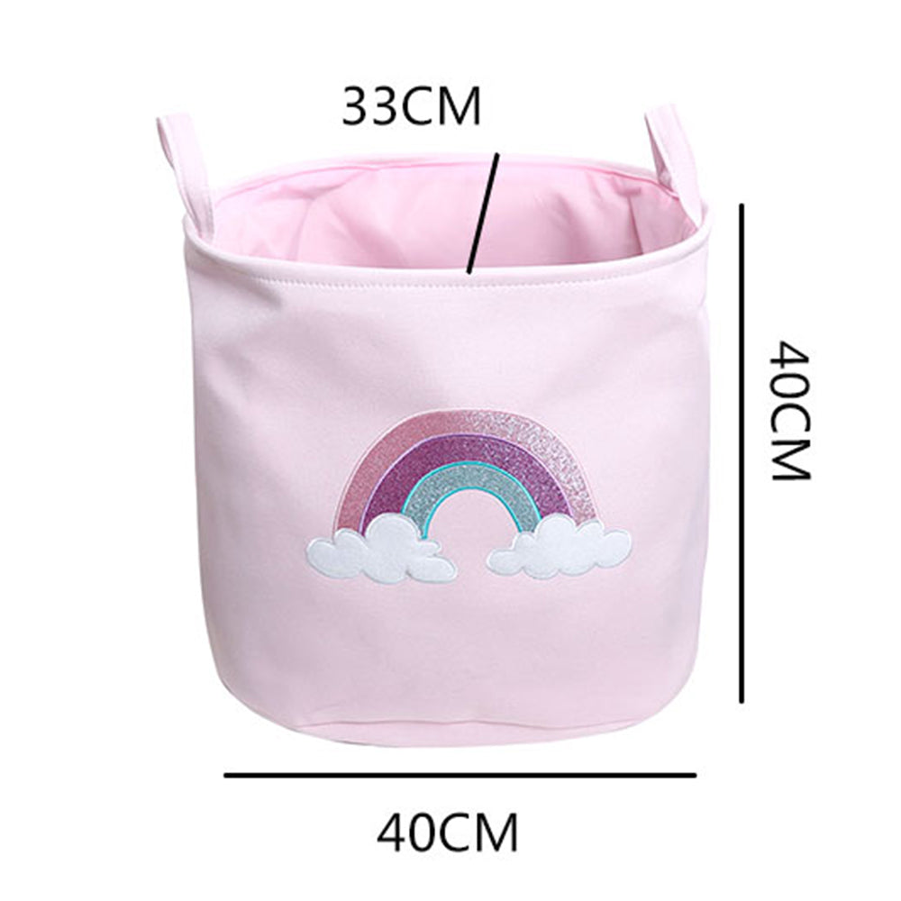 Rambow Baby Laundry Hamper Collapsible Clothes Kids Storage Basket Large Girls Gift Toy Box Bin for Nursery Room (Copy)