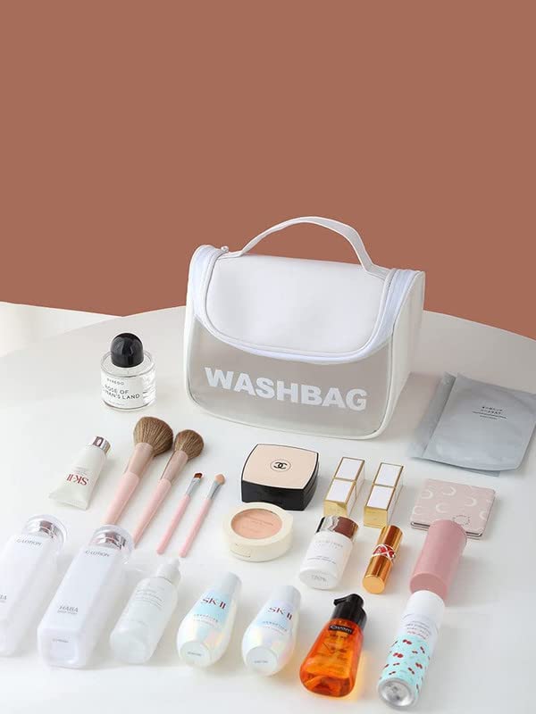 Cosmetic Bags,Large Clear Travel Makeup with Zipper,Big Toiletry Bag For Women,Small Silicone Makeup Brush Holder,Makeup Tools For Protecting Makeup Accessories,Womens Travel Essentials,