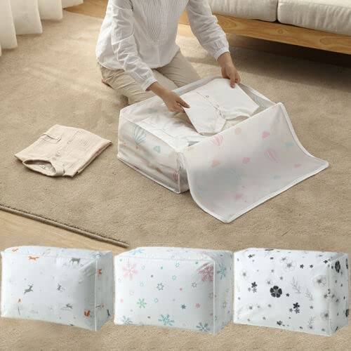 Blanket Storage Bag | Under-Bed Quilt Clothes Storage Bag