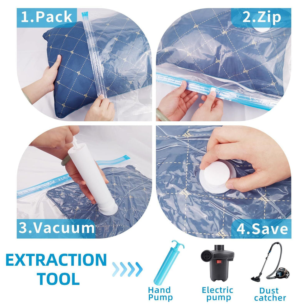 Space Saver Vacuum Storage Bag With Pump (Manual)