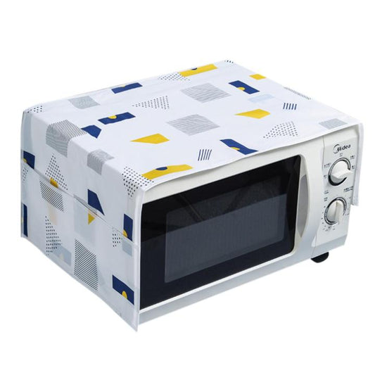 Microwave/Oven Top Cover with 4 Utility Pockets Random Design