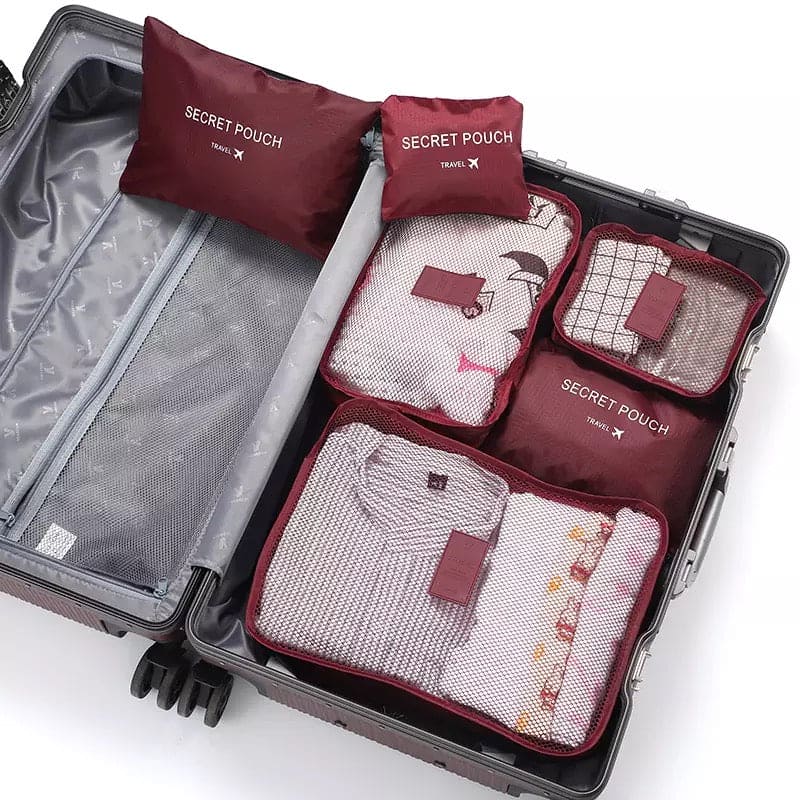 6 PCS Travel Storage Bag Set for Clothes