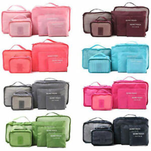 6 PCS Travel Storage Bag Set for Clothes