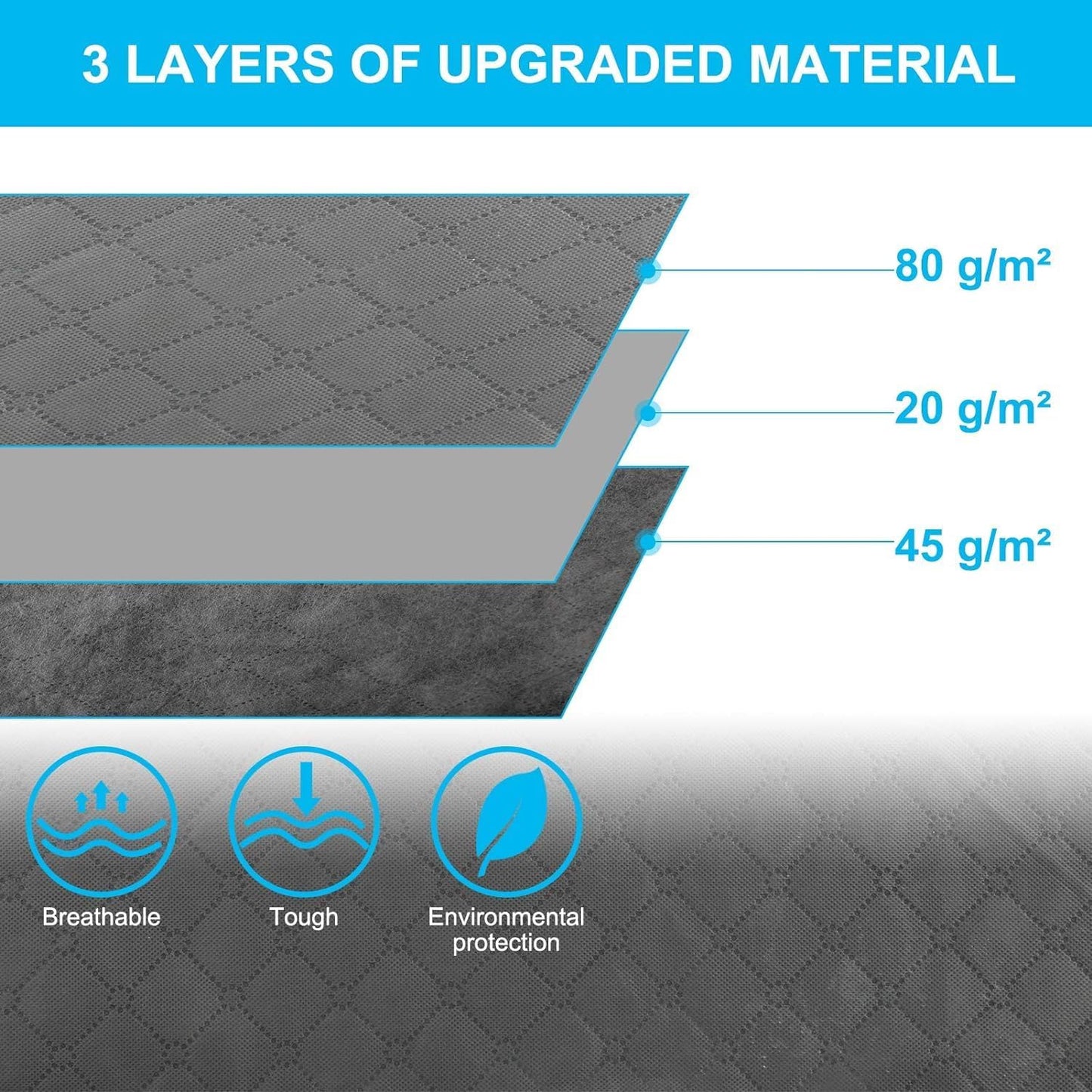 Clothes Storage Bag 90L Large Capacity Solution Organizer for Clothes, Duvets, Comforters, Blankets, Bedding with Zip and Clear Window Reinforced Handle Thick and Breathable