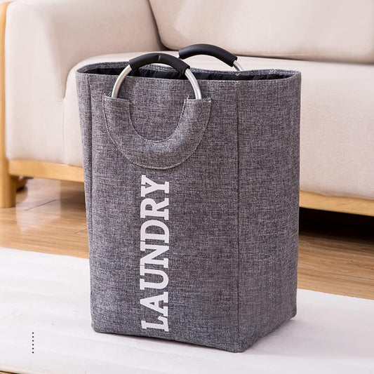 Laundry Baskets, Folding Laundry Basket with Handle, Portable 40 Liter Capacity