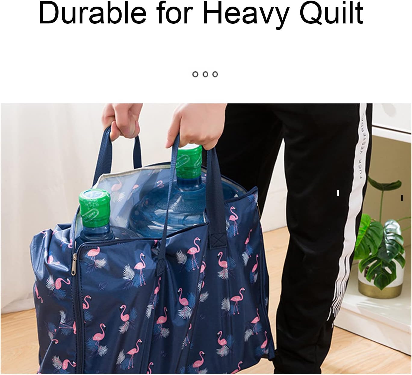 Large Clothes Storage Bags with Zips,Moving Bags for Clothes,