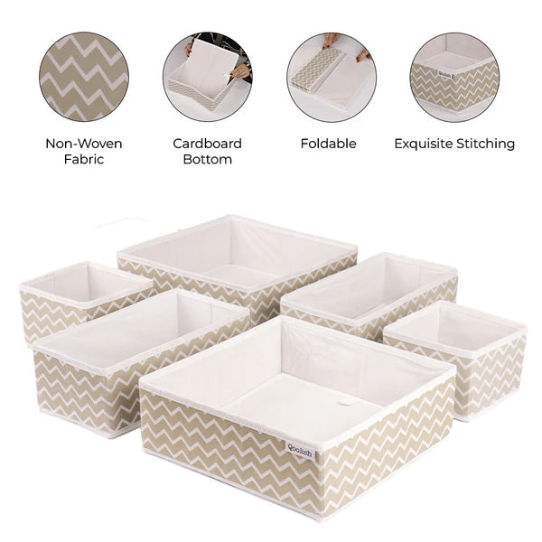 6-Pack Drawer Organizers: Tidy-Up Your Space in Style!