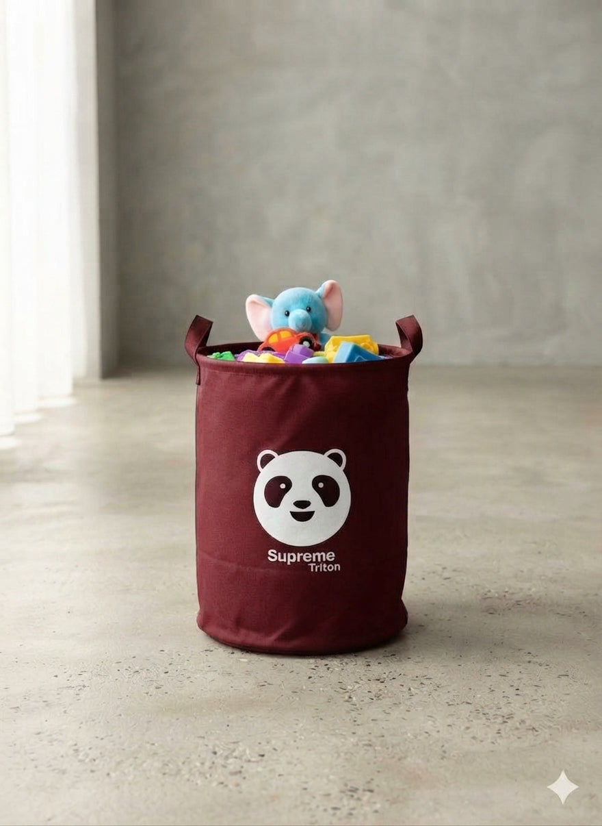 Supreme Triton Panda Storage Bin | Kids Toy & Laundry Organizer