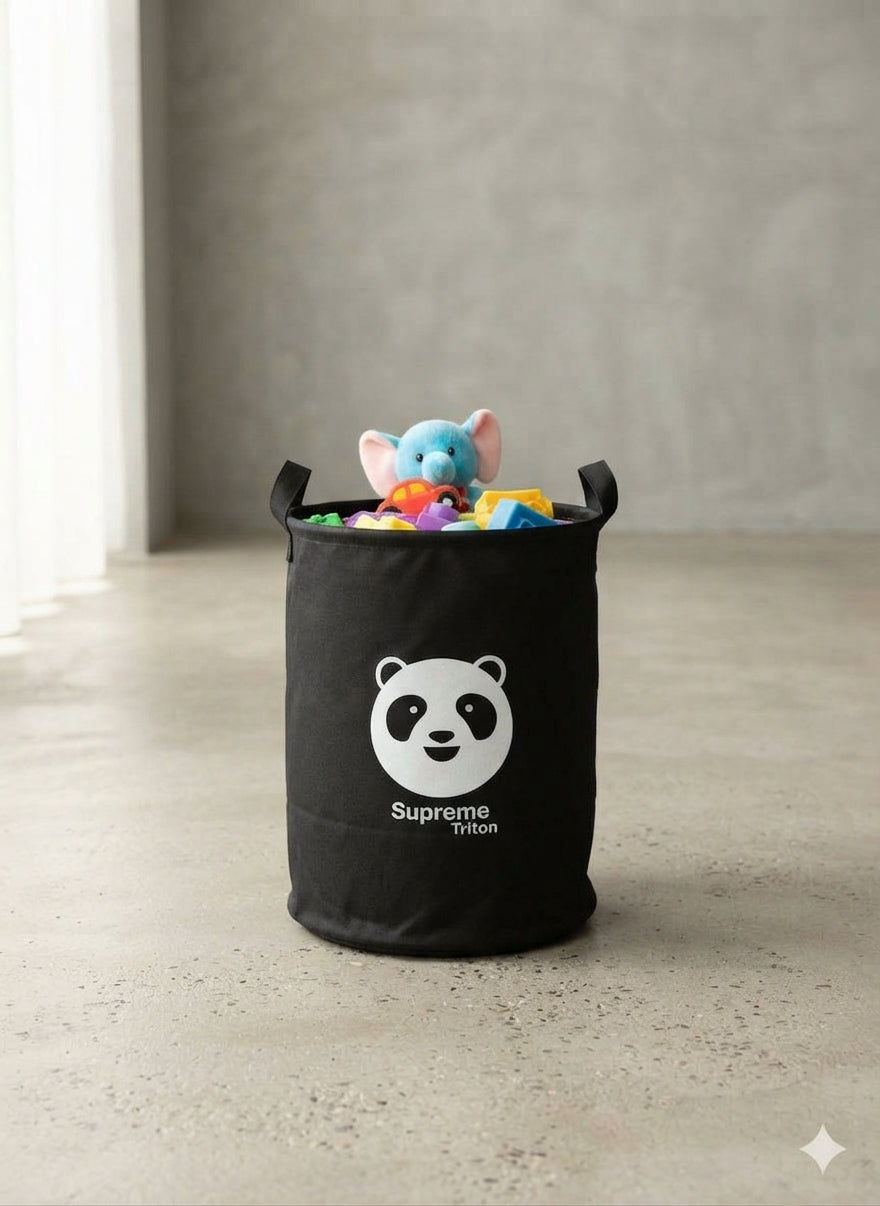 Supreme Triton Panda Storage Bin | Kids Toy & Laundry Organizer