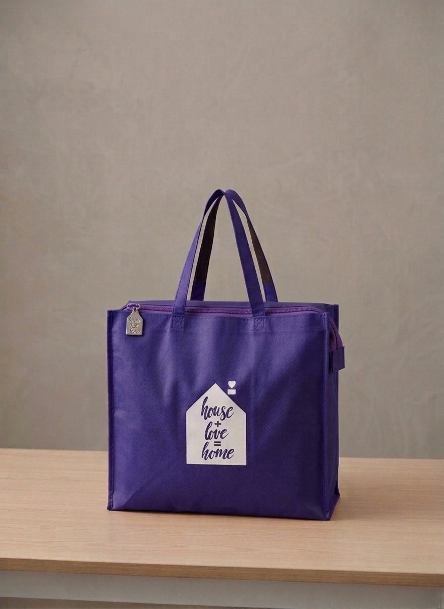 House Love Home Supreme Triton Zippered Storage Bag Totes