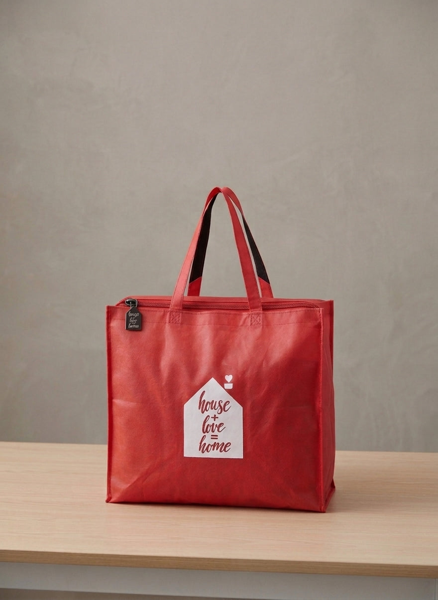 House Love Home Supreme Triton Zippered Storage Bag Totes