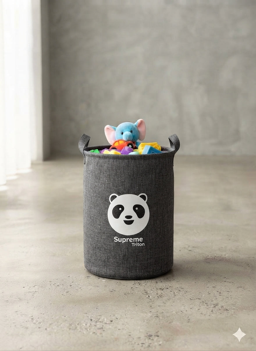 Supreme Triton Panda Storage Bin | Kids Toy & Laundry Organizer