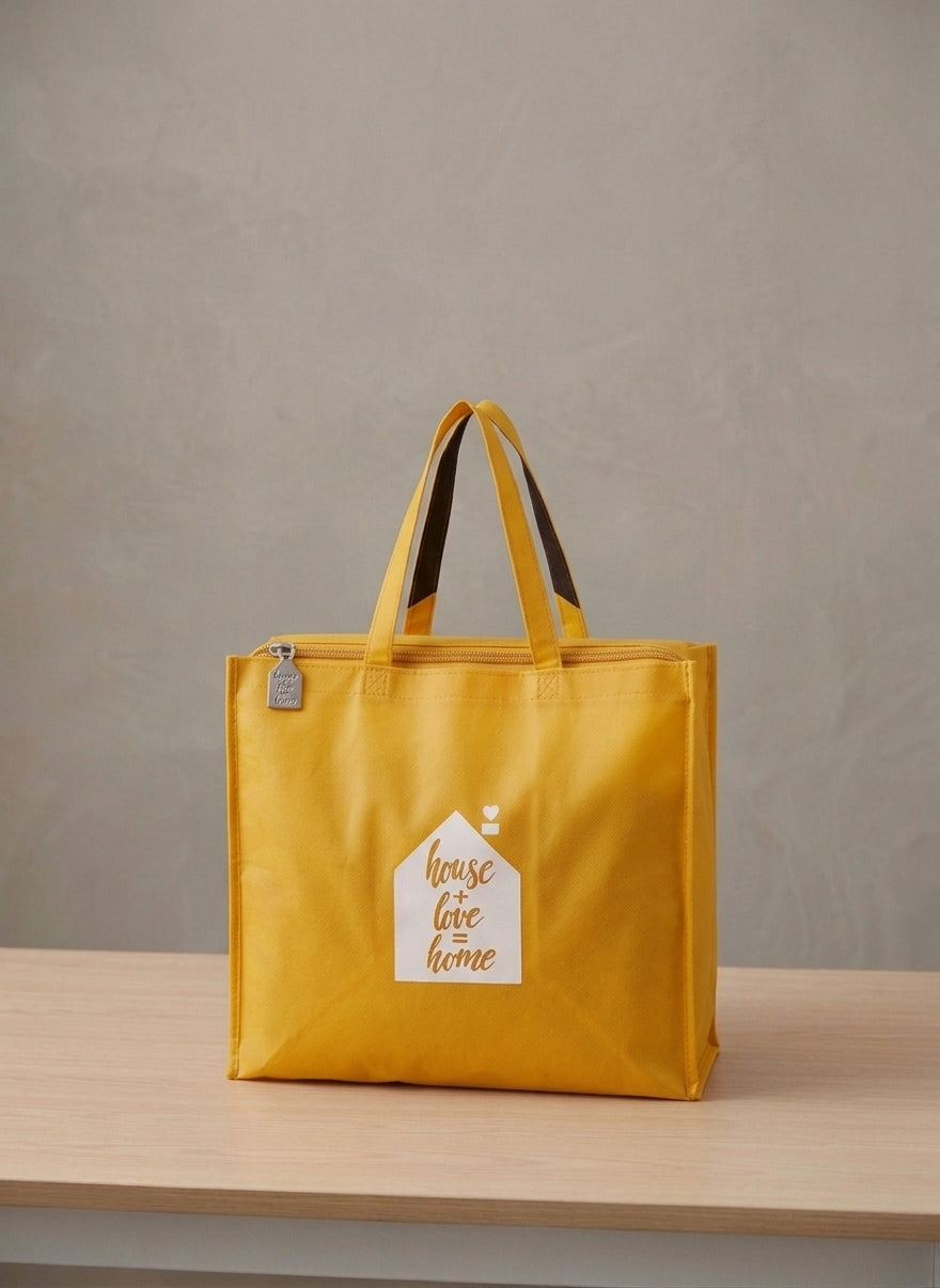 House Love Home Supreme Triton Zippered Storage Bag Totes