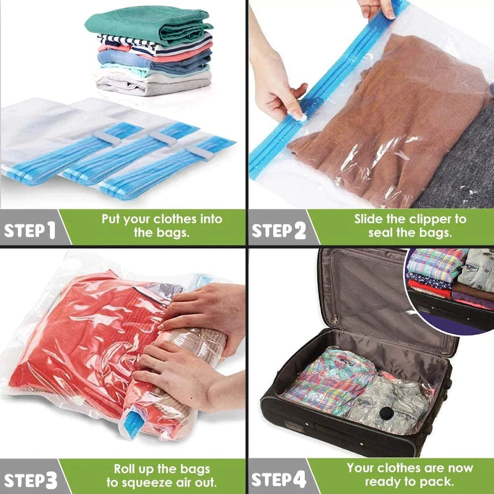 Space Saver Vacuum Storage Bag With Pump (Manual)
