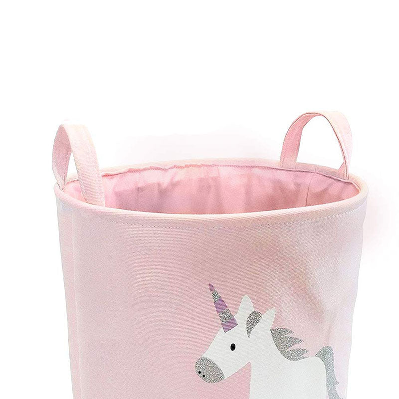 Unicorn Baby Laundry Hamper Collapsible Clothes Kids Storage Basket Large Girls Gift Toy Box Bin for Nursery Room