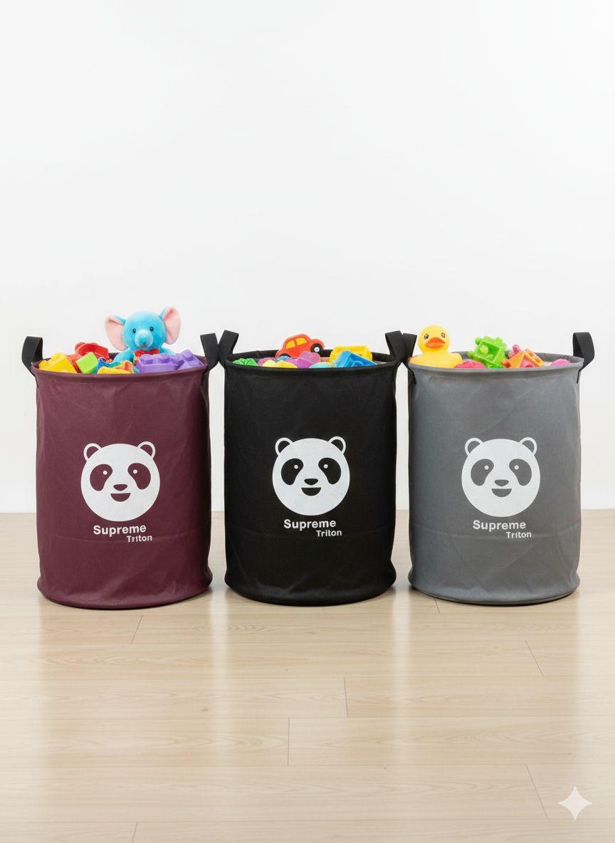 Supreme Triton Panda Storage Bin | Kids Toy & Laundry Organizer