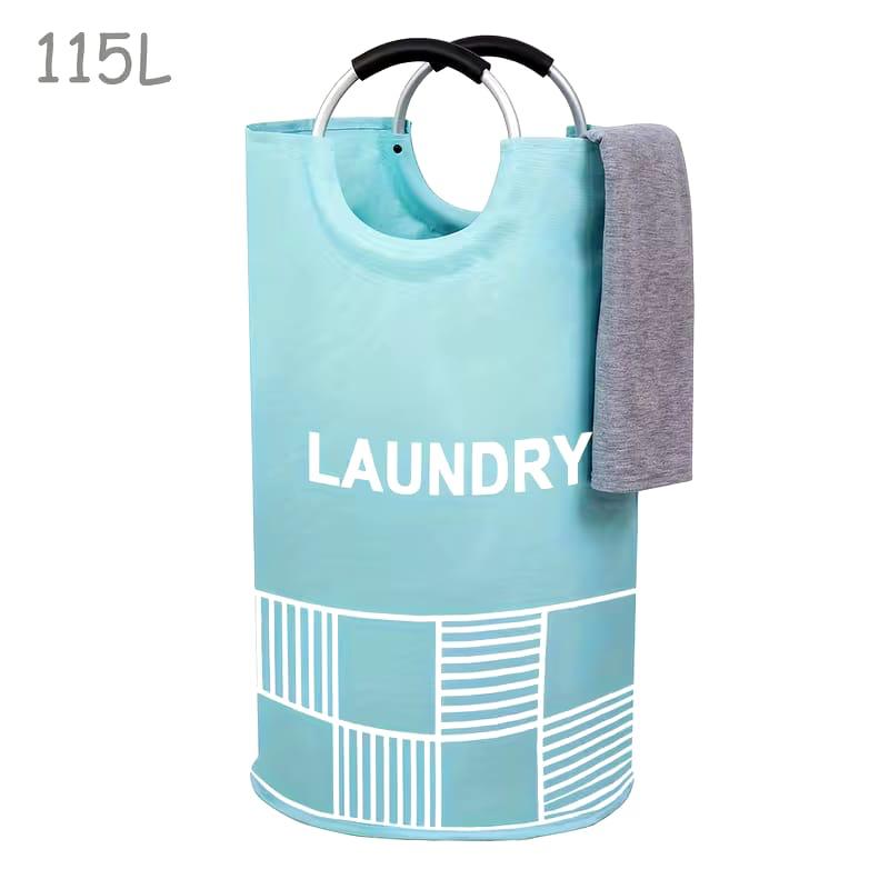 Modern Foldable Laundry Hamper & Recycled Sorting Basket