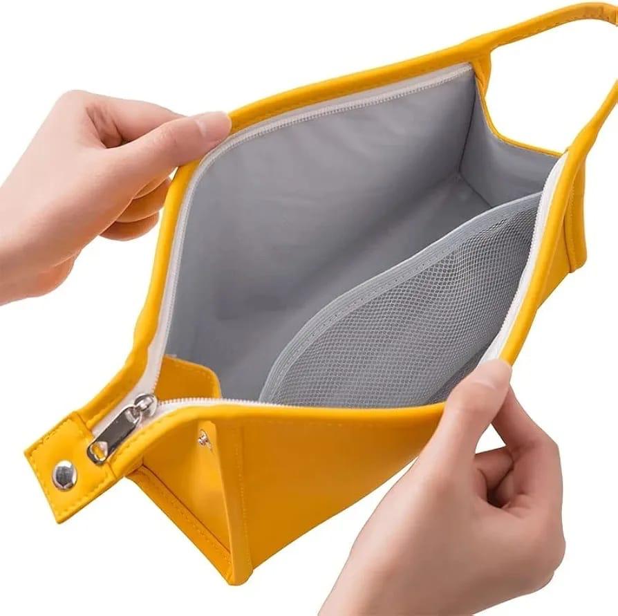 Supreme Triton Multipurpose Cosmetic, Travel & Makeup Pouch | Premium Water-Resistant Organizer Bag