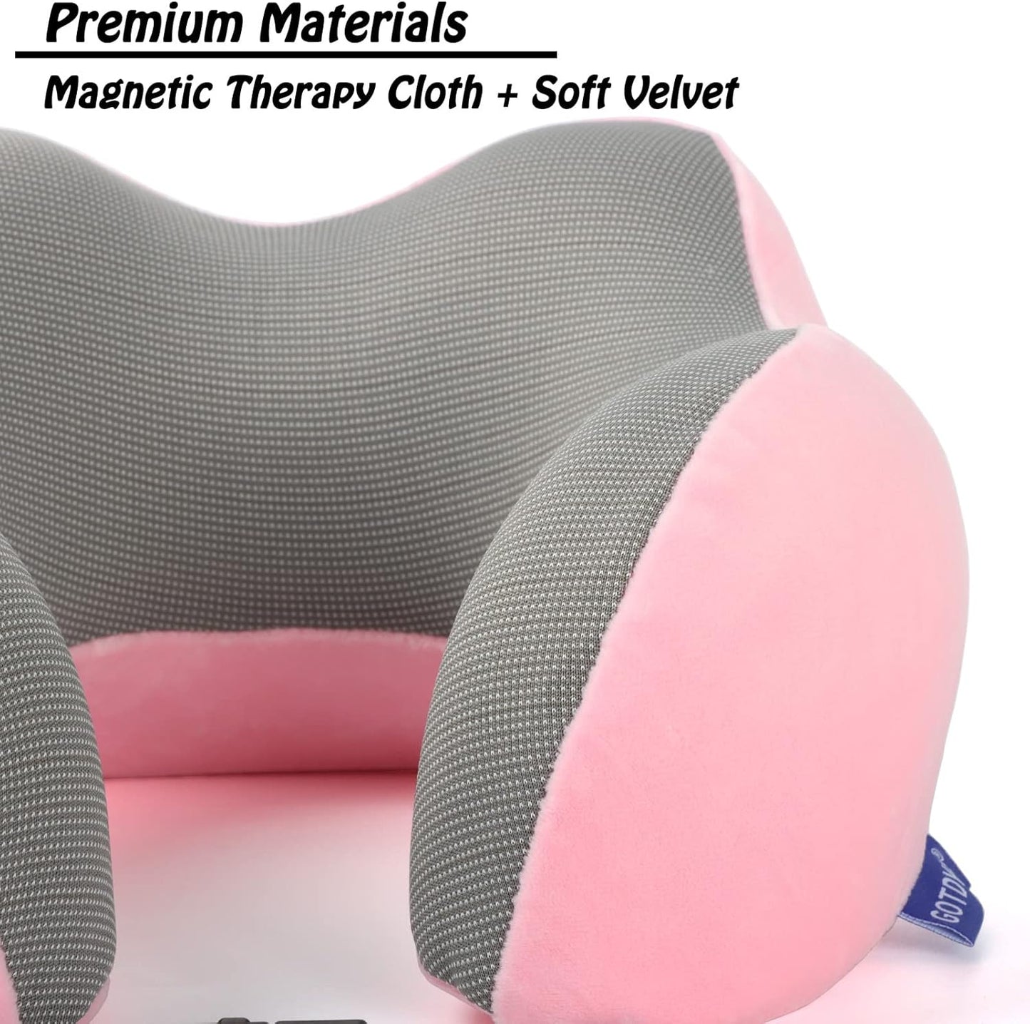 Travel Pillow,Travel Neck Pillows for Sleeping,100% Pure Memory Foam Soft Comfort & Support Pillow