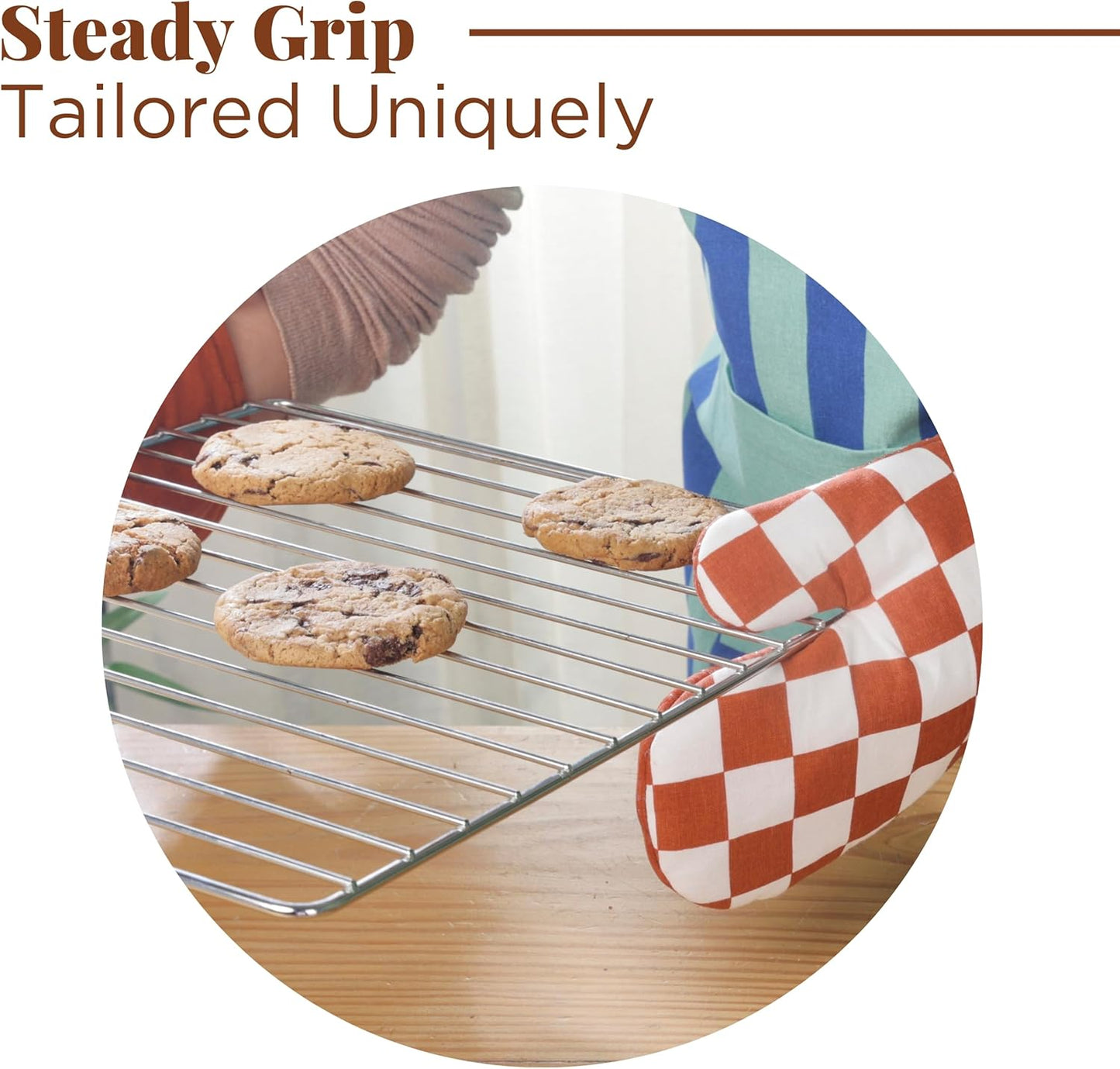 Oven Mitts Heat Resistant 12"x 5.5" or Silicone Oven Mitts,