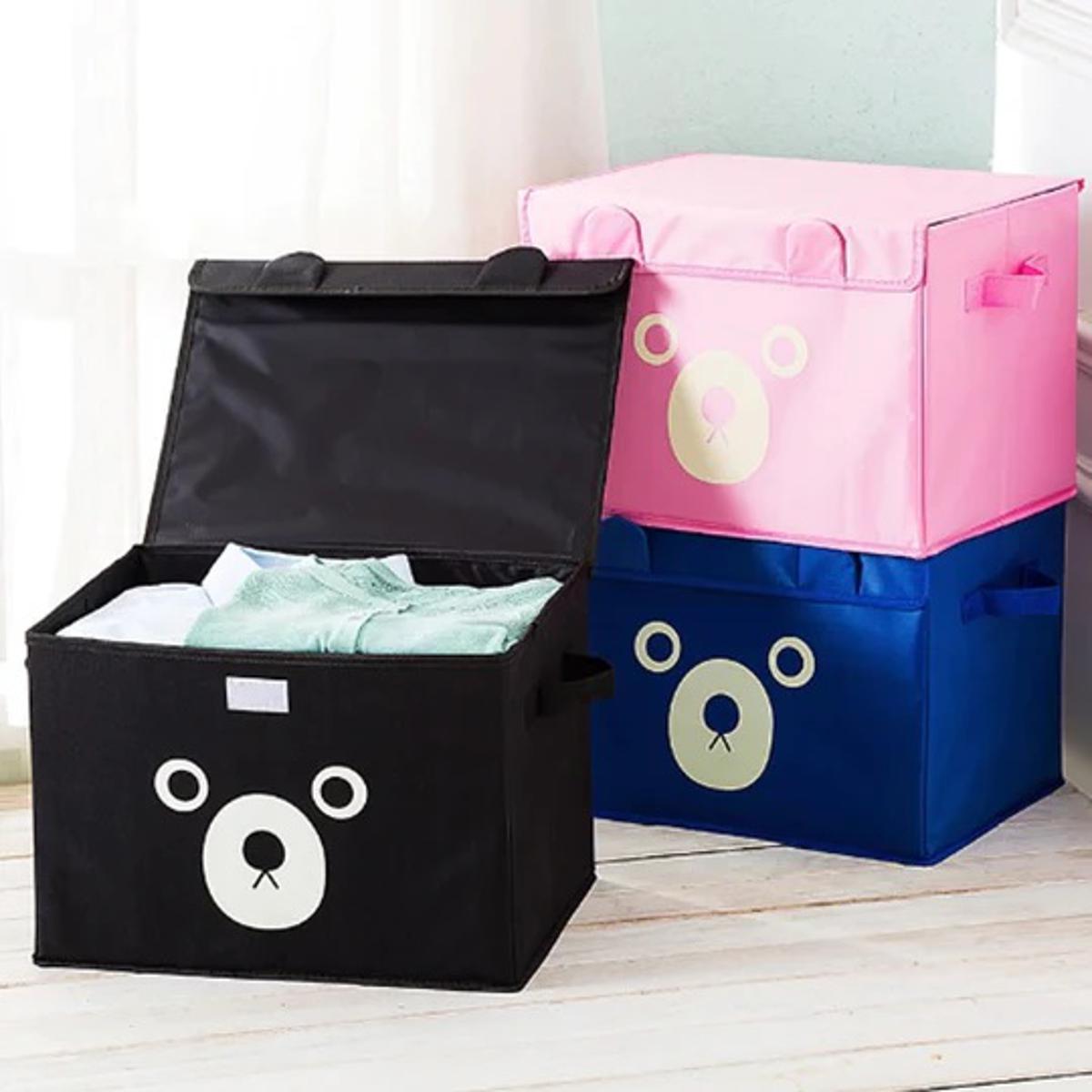 Foldable Panda Storage Box (100 GSM) Pack Of 2