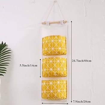 (3 Big Pockets) Organizer With For Bedroom/Bathroom/Kitchen